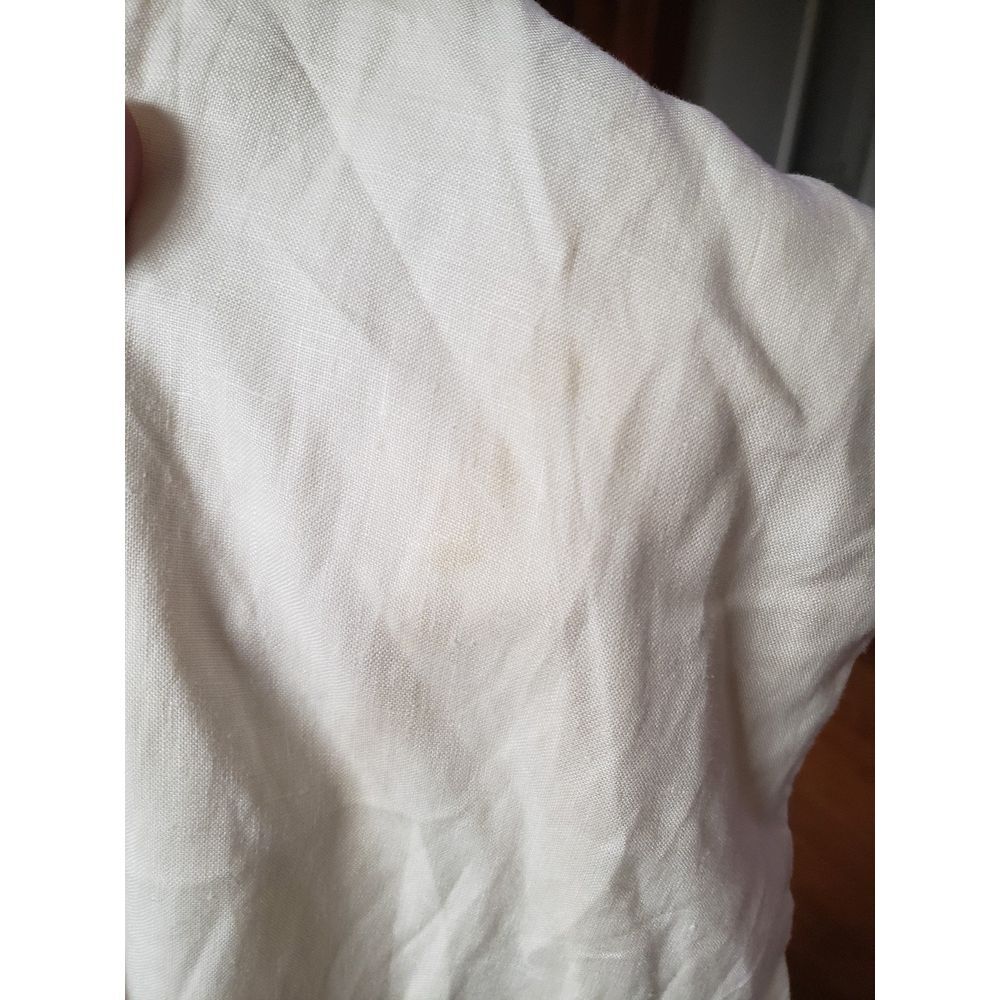 90s Deadstock‎ I.B. Diffusion Linen Beaded Blouse - Picture 7 of 9